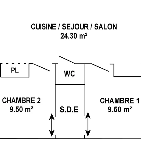 Hébergement de vacances Maison Rénovée 2023 à 300m De La Avec Terrasse, Jardin Clos, Clim Et Wifi - Fr-1-306-1270 *